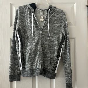 VS Pink sequin zip up sweatshirt